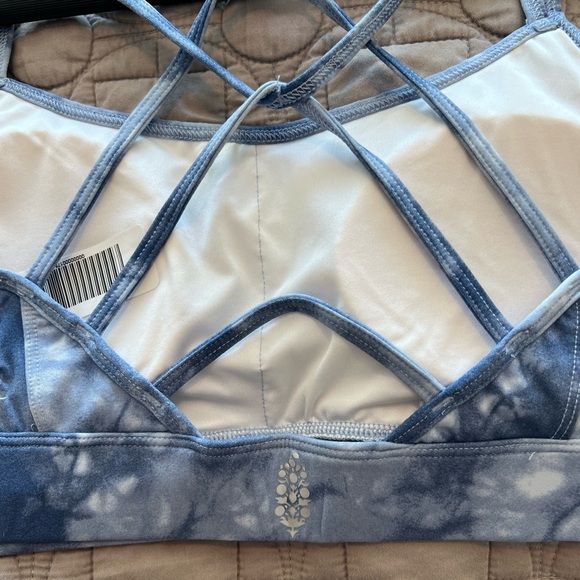 FP Movement by Free People Blue Tie-Dye Sports Bra - Picture 6 of 16